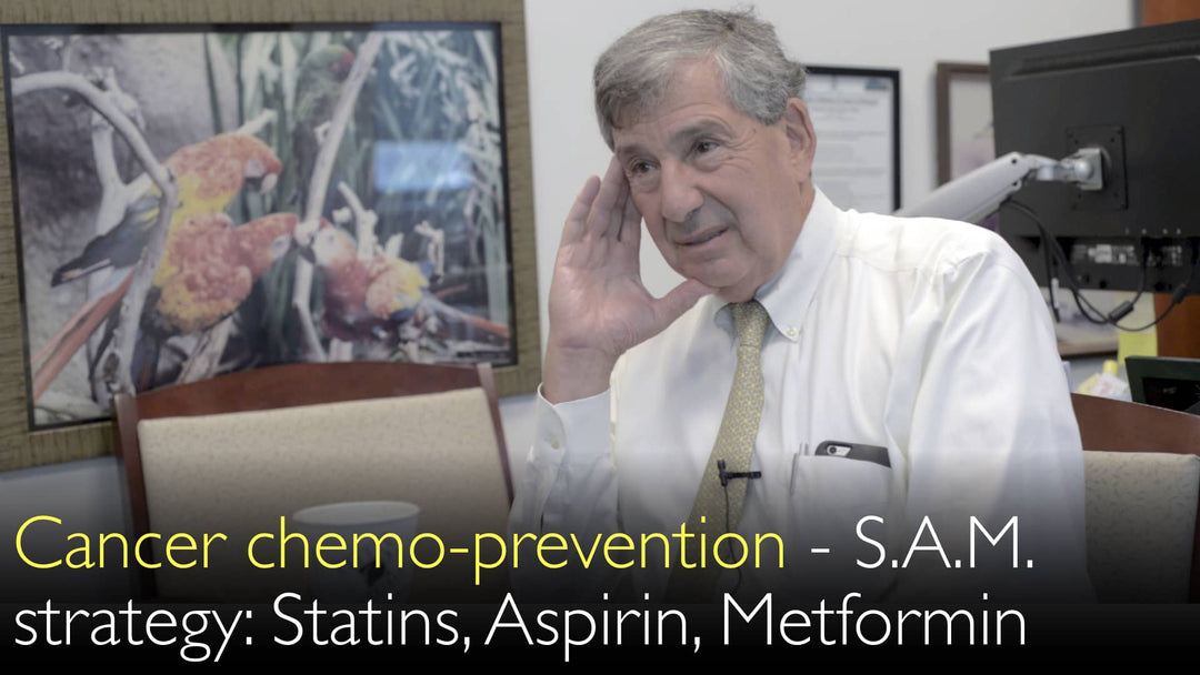 Forebyggelse af kræft med medicin: S.A.M.-strategien 
 Statiner, Acetylsalicylsyre (Aspirin), Metformin.