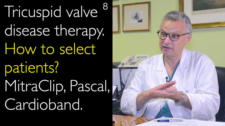 Behandling af trikuspidalklapsygdom: Hvordan vælges patienter ud? MitraClip, Pascal, Cardioband