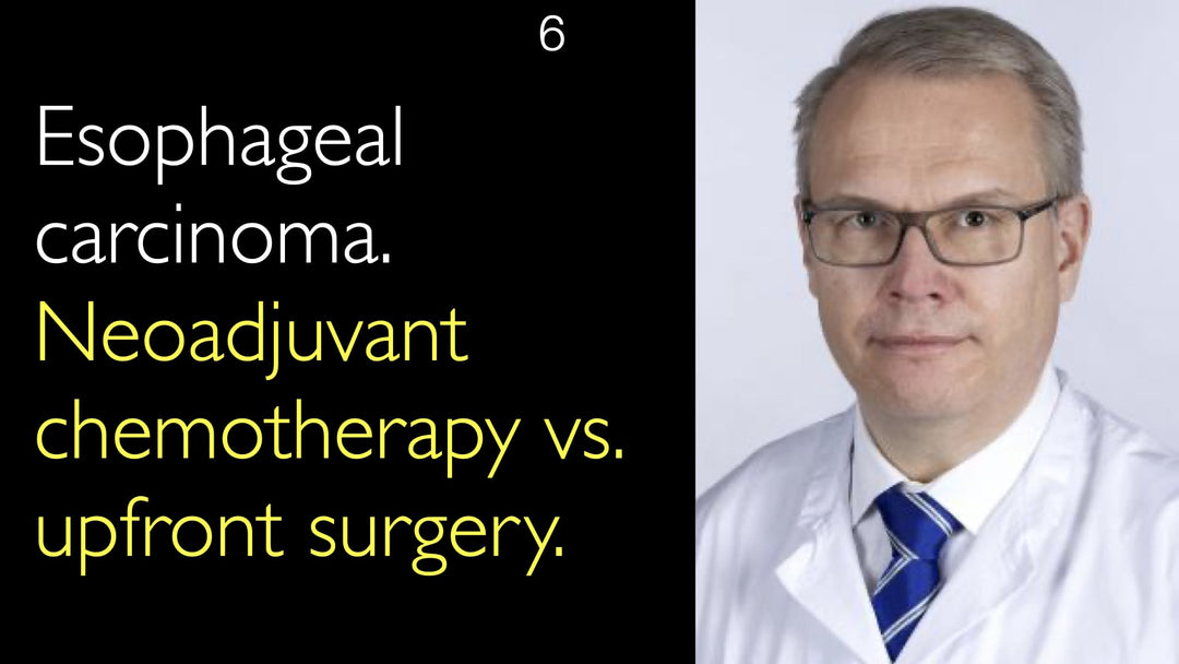 Spiserørskræft. Neoadjuvant kemoterapi kontra primær operation. 6