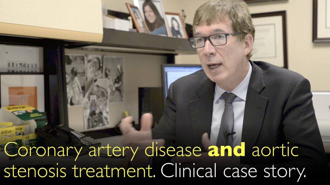 Kranspulsåresygdom og behandling af aortastenose 
 Patient:  85-årig mand 
 Procedure:  TAVI (transkateter aortaklappeimplantation) 
 Type:  Klinisk tilfælde 
 Sider:  11