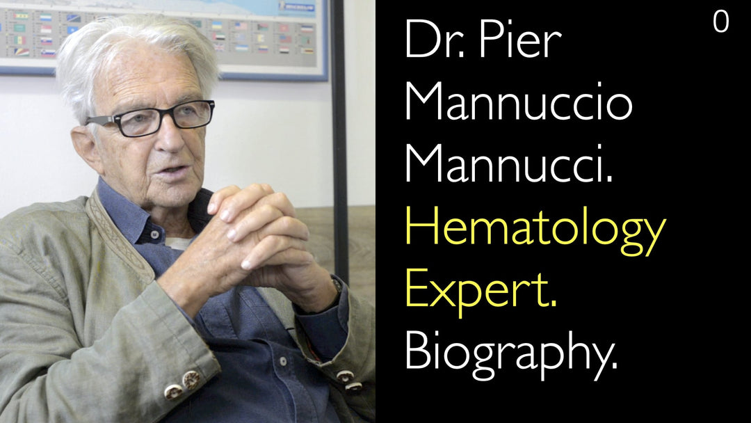 Dr. Pier Mannuccio Mannucci. Ekspert i hæmatologi. Biografi. 0