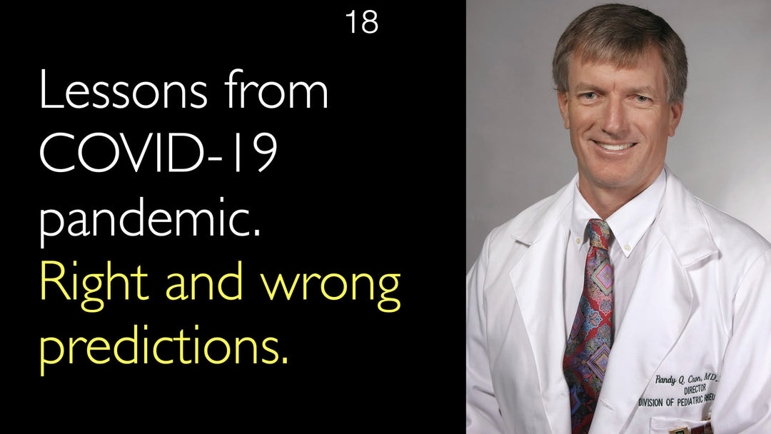 Lessons from the COVID-19 Pandemic: Accurate and Inaccurate Predictions. 18