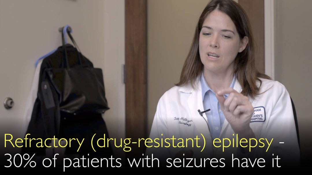 Refraktær epilepsi. 30 % af patienter med epileptiske anfald lider af lægemiddelresistent epilepsi. 6