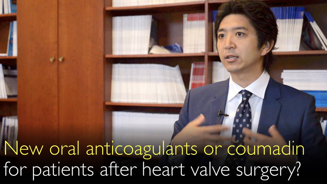 Nye orale antikoagulantia til patienter efter hjerteklappeoperation? NOAK eller coumarin? 
 For patienter efter hjerteklappeoperation anbefales fortsat  vitamin-K-antagonister