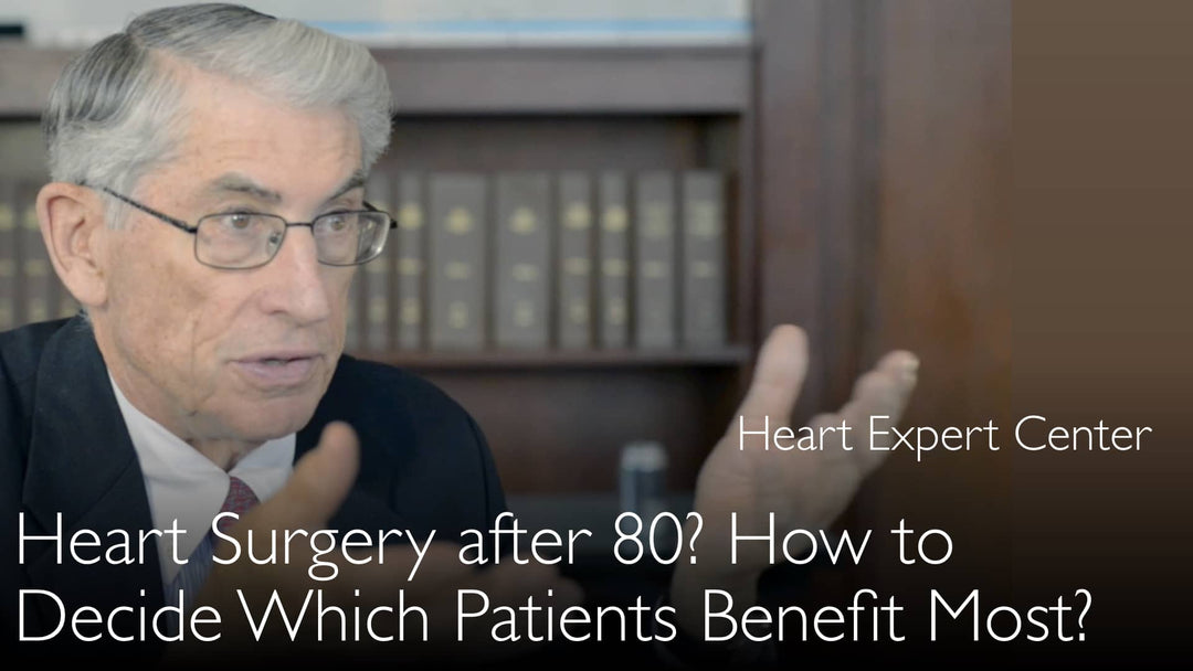 Kirurgisk behandling af aortaklappestenose hos ældre patienter over 80 år.