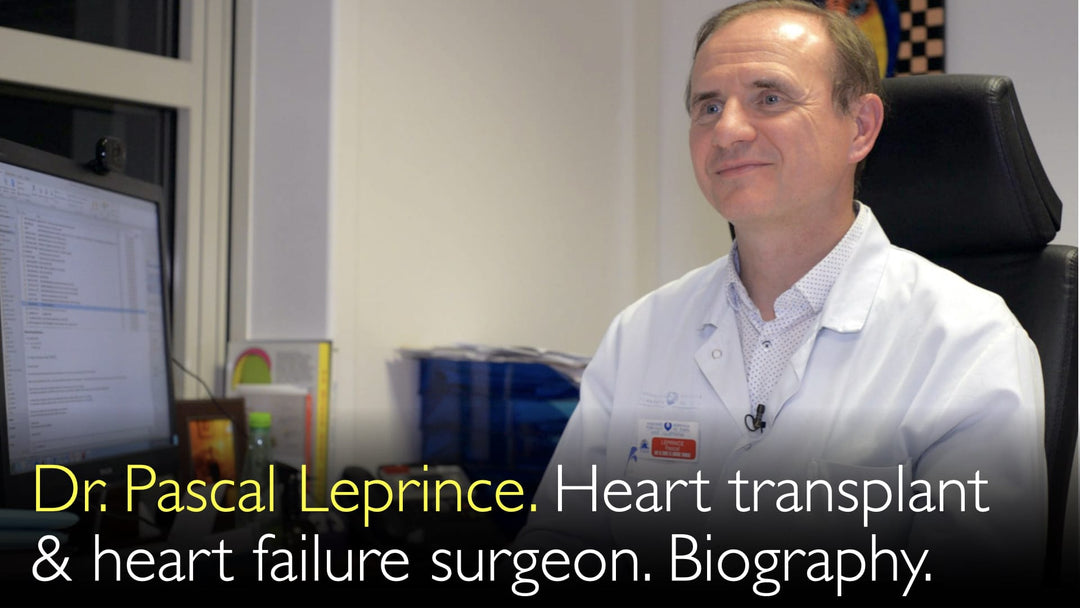 Dr. Pascal Leprince. Hjerte transplantation, hjertekirurgi, avanceret hjerteinsufficiens, ECMO-ekspert. Biografi. 0