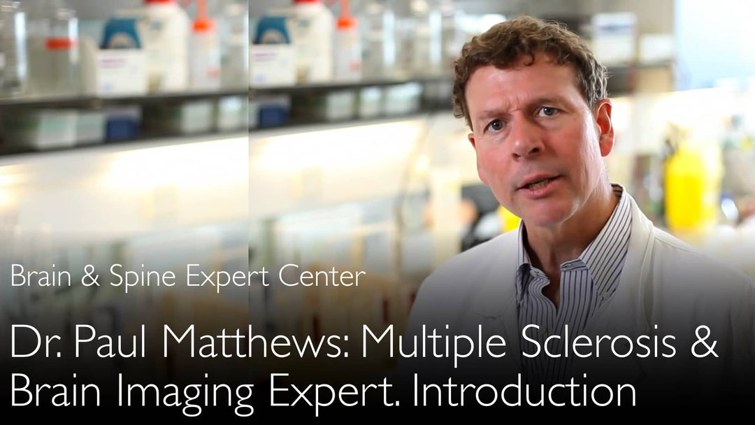 Dr. Paul M. Matthews. Ekspert inden for multipel sklerose og MR-scanning af hjernen. Biografi. 0