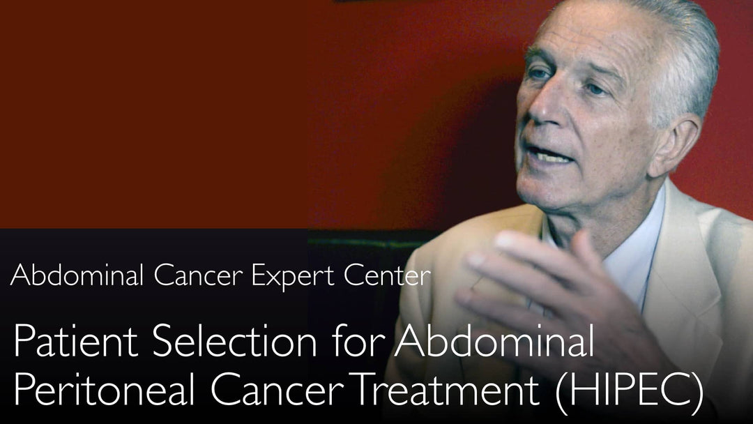 Patient selection for HIPEC and EPIC treatment in peritoneal metastatic cancer. 7