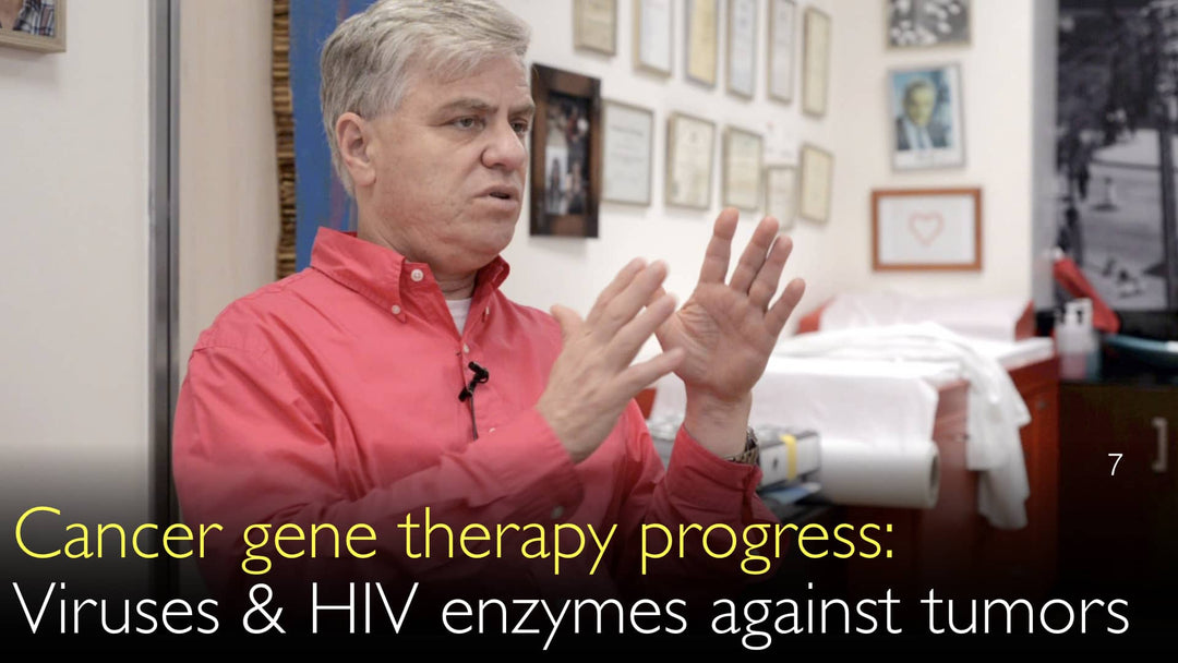 Genetisk behandling af kræft. Virus og HIV-enzymer mod tumorer. 7