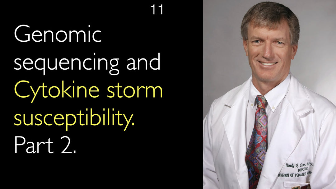 Genomic sequencing and Cytokine storm susceptibility. Part 2. 11