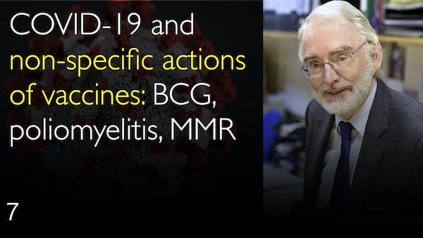 COVID-19 and non-specific actions of vaccines: BCG, poliomyelitis, MMR. 7